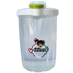 1 Jarra Salsera (Jenny) de 800ml Transparente - GLEZ Productos de Limpieza