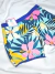 Boxer estampado flores rosas y hojas verdes talle L - comprar online