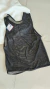 Musculosa microtul negro talle M