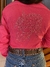 CAMISETE FEM. BORDADA- PINK