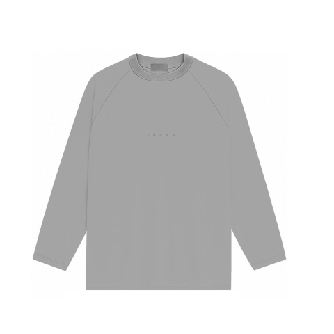 CAMISETA PERSONAL WORTH - LONG SLEEVE GRAY - comprar online