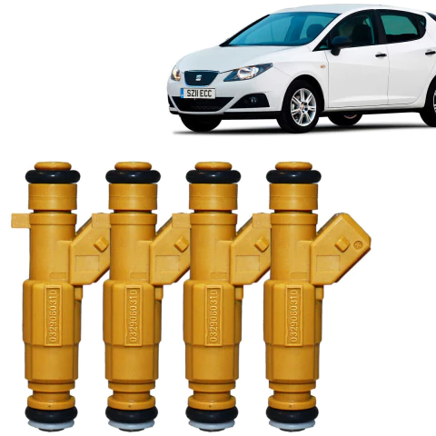 4 BICOS INJETORES IBIZA GOLF POLO 1.6 2001 A 2009 032906031D