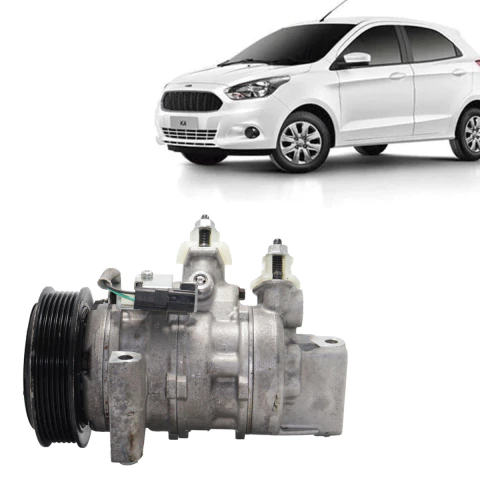 COMPRESSOR AR CONDICIONADO KA 1.0 2014 A 2021 E3B119D629BB