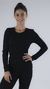 Camiseta M/L Decote Careca Feminina