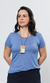 Blusa Feminina Manga Curta Decote Careca Carol Moraes - CM Store 