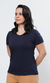 Blusa Feminina Manga Curta Decote Careca Carol Moraes - loja online
