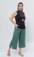 Calça Pantacourt Com Fendas Carol Moraes - comprar online
