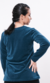 Blusa Feminina Plush Decote V Carol Moraes - loja online