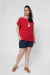 Blusa Feminina Decote Canoa Carol Moraes - loja online
