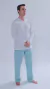 Pijama Masculino Longo 100% Algodão Augis