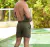 Short de Praia Masculino Adulto Verde Militar - comprar online