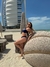 Biquíni Sunset Azul Marinho com Chocker Calcinha Asa Delta na internet