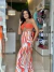 Calça de praia Fluit Mix Laranja com Branco - comprar online