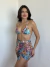 Saída de Praia Saia Curtininha Franzida Tule Onça Colors - comprar online