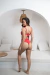 Biquíni Meia Taça Detalhe na Alça Vermelho Calcinha Cós Alto Hot Pant Recortes na internet
