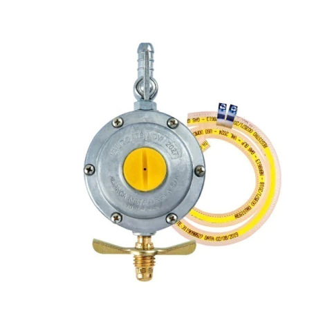 Kit Registro Regulador de Gás 2kg 506/01 Mang 80cm Aliança