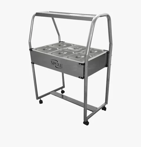 Buffet Self Service Térmico 6 Cubas Spl506 Spolu 220V