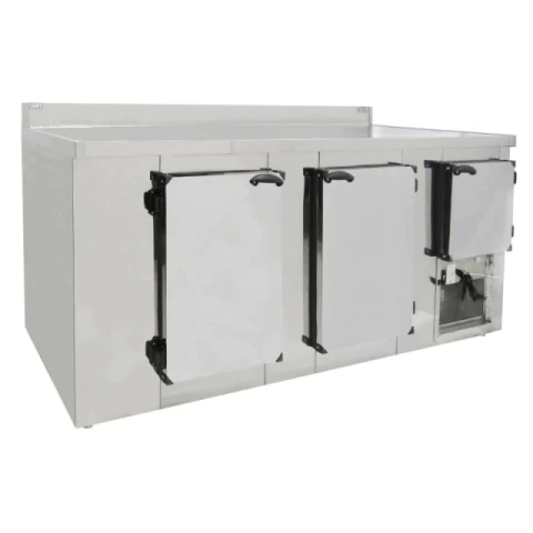 Balcão Encosto Refrigerado Inox 2m Refrigel