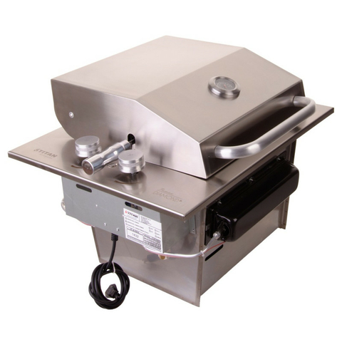 Churrasqueira Grill à gás Diamond Premium GLP com tampa Titan