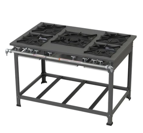 Fogão Industrial 5 Bocas 30X40 P7 Standard BP Cristalaço