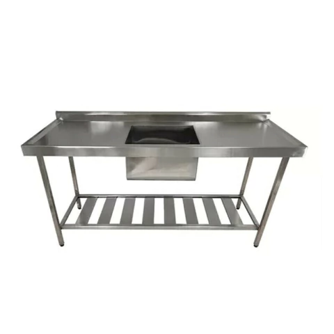 Pia Industrial Aço Inox 120x60x90 Cuba Central Gastromixx