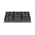 Cooktop a Gás 5 Bocas Montreal 90cm Vidro Preto Debacco Bivolt