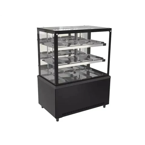 Balcão Vitrine Seca 1m Prime Preto PBV10 Venâncio 220V