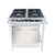 Fogão Industrial 4 Bocas Inox com Forno EI4 GLP Venâncio