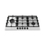 Cooktop a Gás 5 Bocas Zurique 90cm Inox Debacco Bivolt