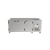 Balcão Encosto Refrig 2m Inox Esc Pia Dir KBSP200DP Kofisa - comprar online