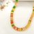 Choker baguete color • SEMIJOIA na internet