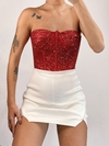 Corset Shine Red