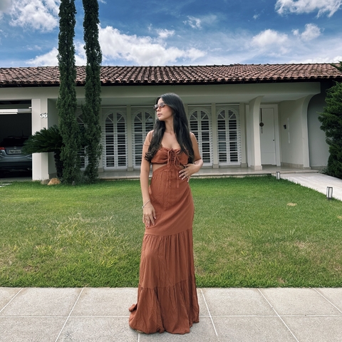 Vestido Mavie Brown - comprar online