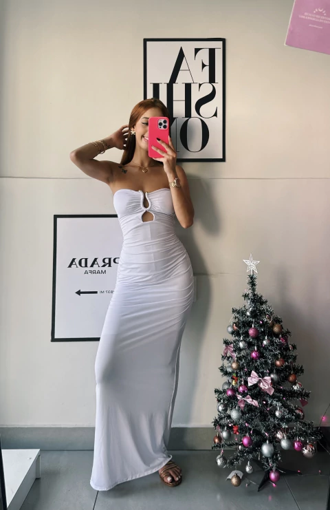 Vestido Selena White - comprar online