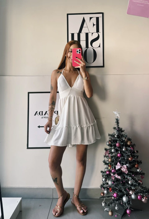 Vestido Carolina White - comprar online