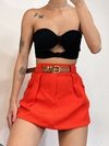 Short Saia Liz Orange - comprar online