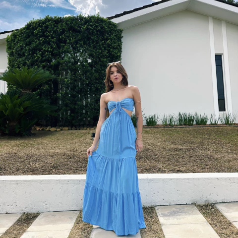 Vestido Ayla Blue - comprar online