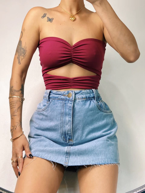 Cropped Peach - comprar online
