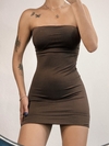 Vestido Tubinho Brown
