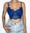 Cropped Tay Blue