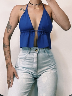 Cropped Laura Blue - comprar online