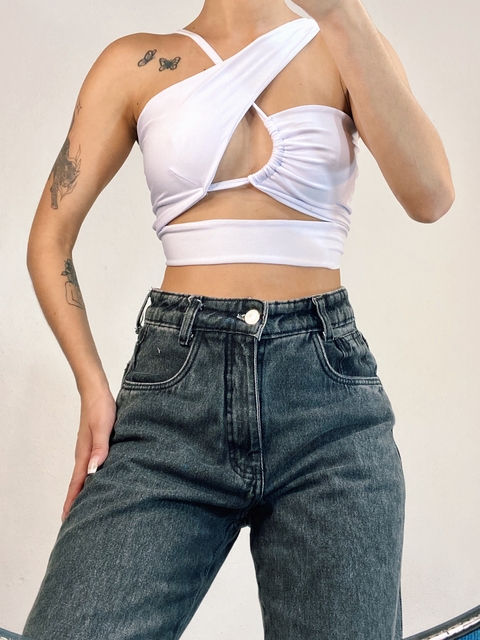 Cropped Jade White