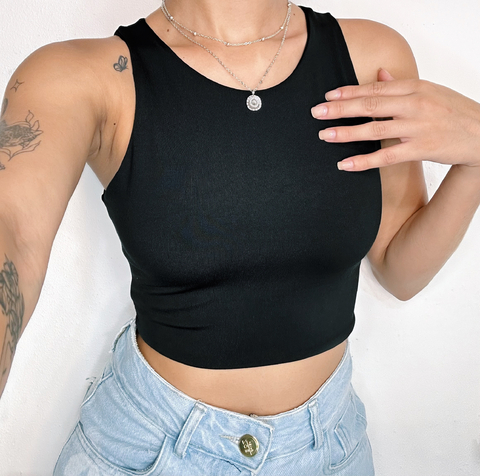 Cropped Malu Black