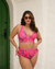 Bombacha Beach (print fucsia)