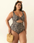 Enteriza Caipy (print leo) - Arena Blanca