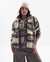Camisaco boucle a cuadros (militar) - Arena Blanca
