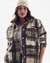 Camisaco boucle a cuadros (militar)