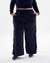 Pantalón wide plush (negro) - comprar online