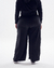 Pantalón wide plush (negro) - Arena Blanca