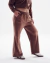 Pantalón plush chocolate - comprar online